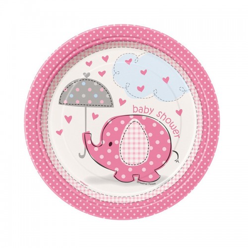 Pratos Elefante Baby Shower